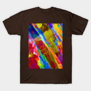 Vibrant sunny colourful abstract T-Shirt